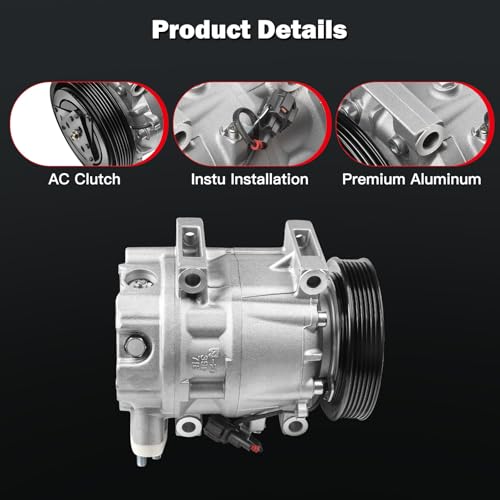 Image of cciyu Air Conditioning Compressor for Infiniti I30 for Nissan Maxima 3.0L