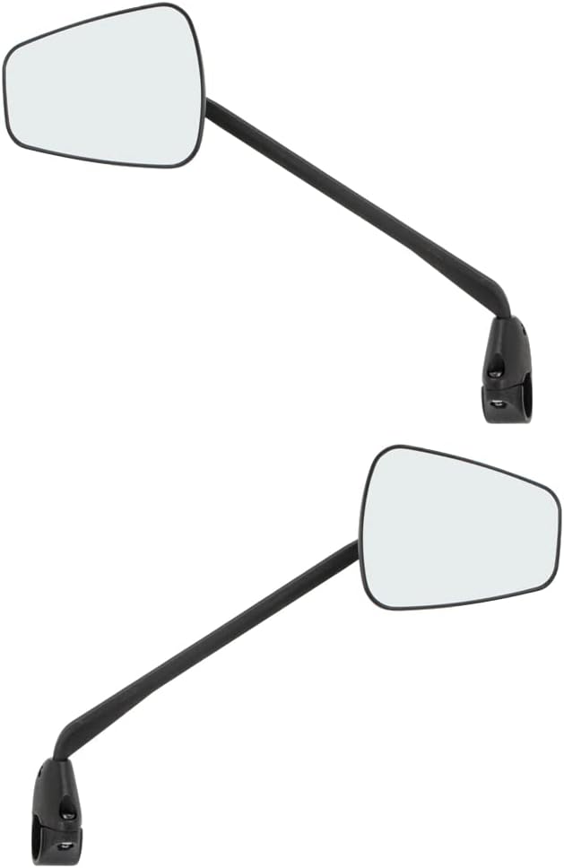 ZEFAL Pack Espion Z56 - Two Rear View Mirrors for Bicycle - E-Bike and All Other Bicycles - Wide Unbreakable Mirror Left and Right - Black