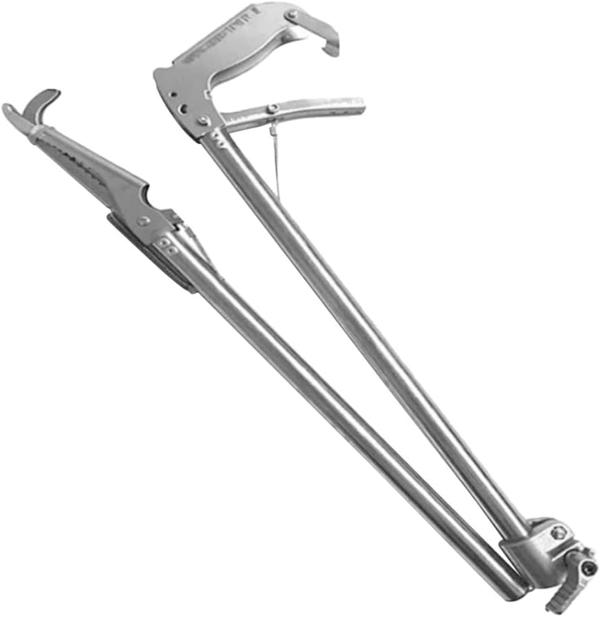 GANAZONO Stainless Steel Eel Clamp Tool Non- Design for Crab Lobster and Eel for Outdoor Camping Fishing and Backyard Bbqs