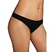 Maidenform Women's Sport Thong, Black, 5