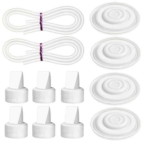 Image of PumpMom Pump Parts Compatible with Spectra Pump, Duckbill Valves, Tubing and Silicone Membrane for Spectra S2 Spectra S1 9 Plus Breastpumps