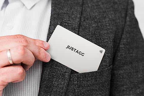 Image of Digital Business Card - Smart NFC Contact and Networking Card (Black) (White)