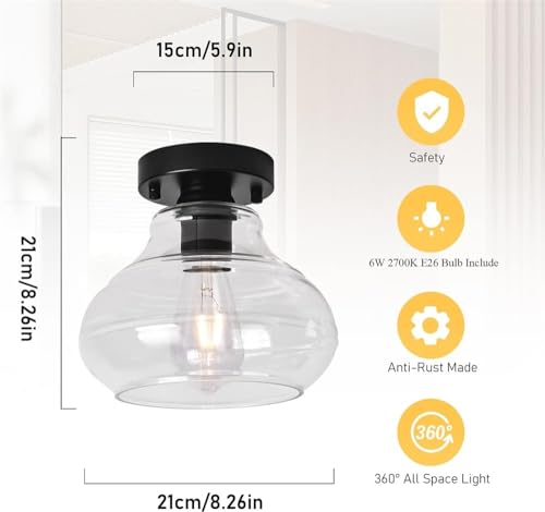 Plafonnier industriel noir pour eclairer un plafond bas sans encombrer - 5