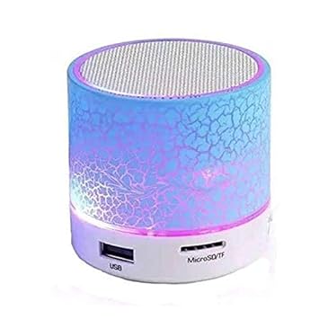 SHOPKING S10 LED Speaker for Multi Like Laptop/Computer/Android Smartphones & Much More Devices This Speaker Comes with Many Features Like Aux/USB/SD Card & Also Fm-Radio Support