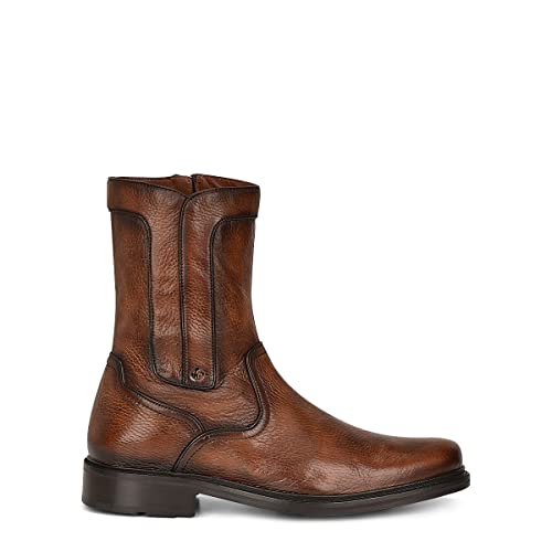 Franco Cuadra Men's Boot in Genuine Deer Leather Black