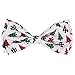 The Worthy Dog Woodlands Bow Tie - Soft, Adjustable Bowtie for Cute Cats, Puppies and Dogs - Available in Small, Medium, and Large for Festive Accessories