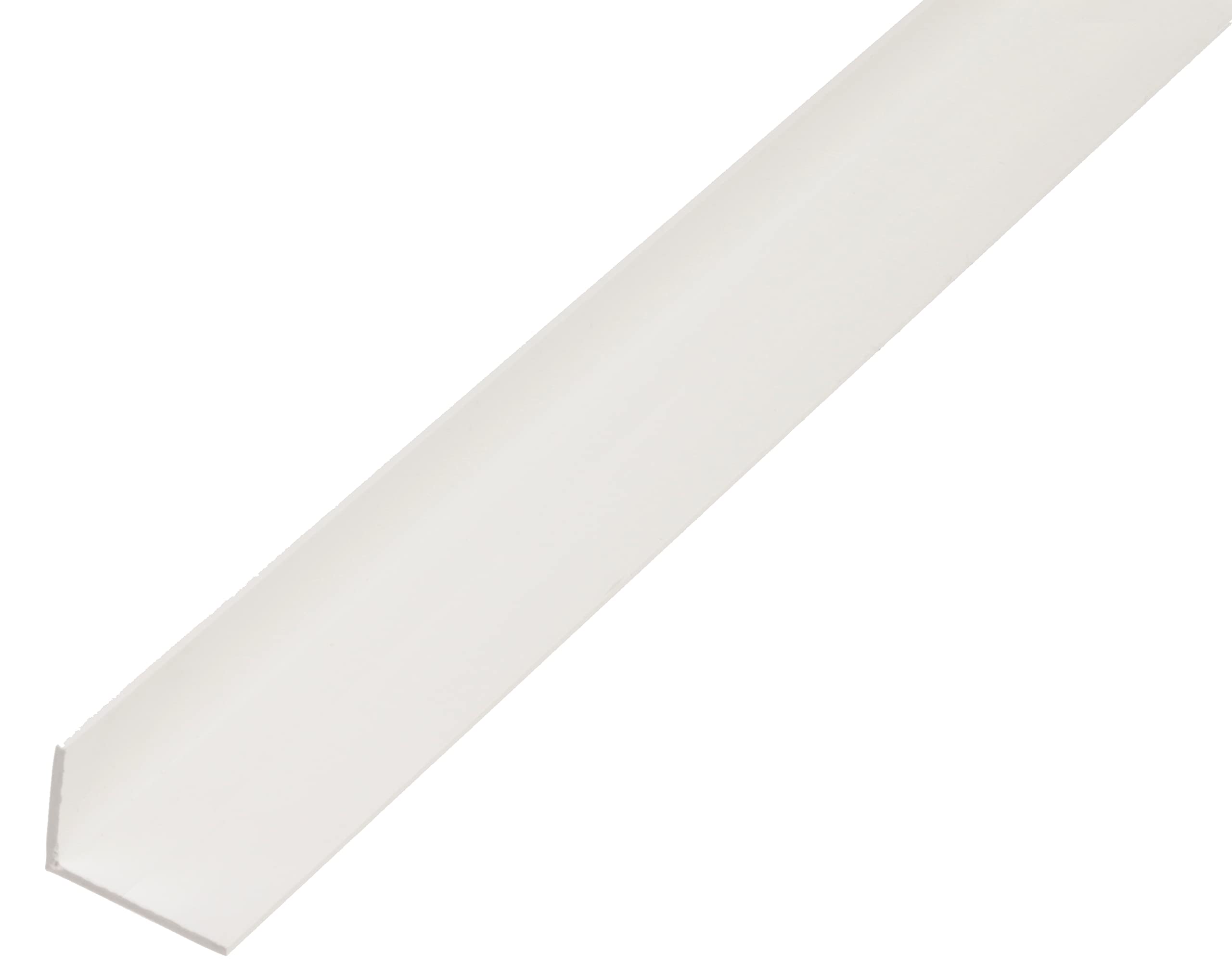 GAH-Alberts 498726 479220 kątownik z tworzywa sztucznego, biały, 1000 x 20 x 10 mm, zestaw 22 sztuk