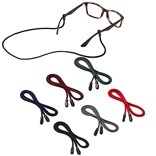Peeper Keepers Eyeglass Retainer | Supercord | Eyeglass Holder | Assortment(2), 6Pk Mix | W/Microfiber Cloth, Screwdriver #TOP16