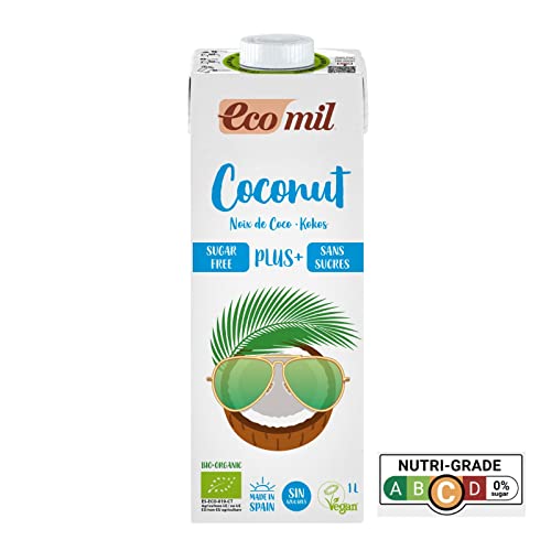 ECOMIL Lait de coco nature calcium sans sucres 1L Bio Cover