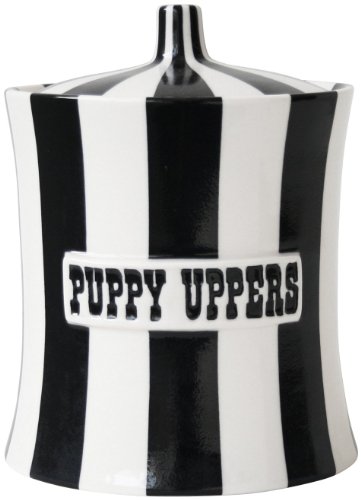 Jonathan Adler Puppy Uppers, Black & White, 8.75" x 6.7"