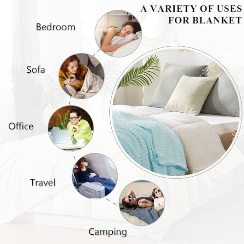 Couverture microfibre de luxe Simple&Opulence gaufrée relief haut de gamme - 4
