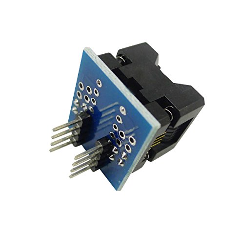 Aihasd 2PCS SOP8 to DIP8 Narrow Programmer Adapter Socket Converter for Programming IC Test