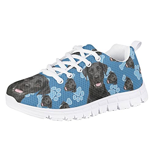 Kids Mesh Sneakers Graphic Cat Dog Print Cute Running Tennis Shoes for Girls and Boys