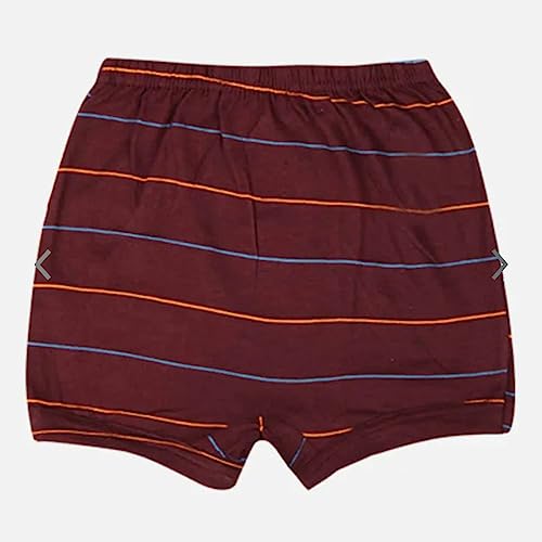 Image of Pure Cotton Striped Design Drawer Underwear Innerwear Bloomer Panty Brief for Kids Baby Boys and Baby Girls Combo Pack of 5.