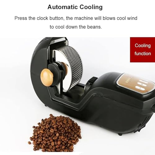 Machine de cuisson rouleaux et torréfacteur de grains de café de 300 g pour maison - 5