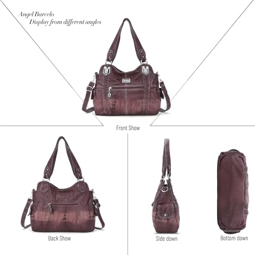 Image of Angel Barcelo Purses for Women Soft PU Leather Shoulder Bag Crossbody Purse and Handbags
