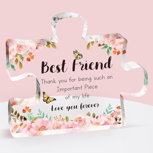Image of Heart shaped plaque gift (Best Friend)