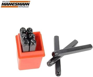 Mannesmann Number Stapler Set, 4 mm | M 245/04