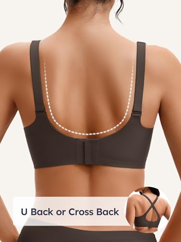 Image of Seamless Jelly Bras for Women - Wireless Gel Bra No Underwire with Support Full Coverage Comfort T-Shirt Bralette