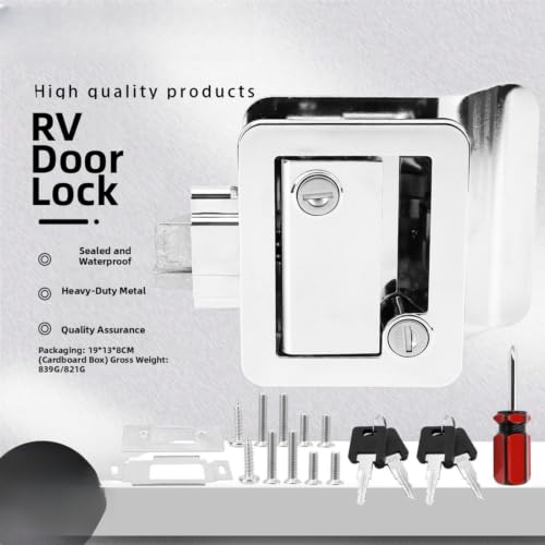 Cerradura de puerta de RV impermeable para remolques y autocaravanas 7