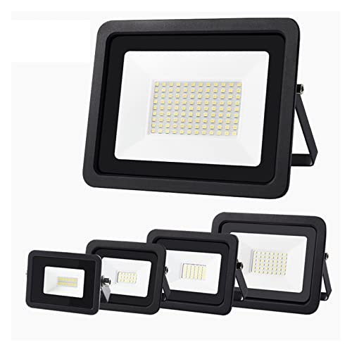 Reflectador impermeable spotlight DIRIGIÓ 50W exterior luz de inundación jardín pared negro 6000K