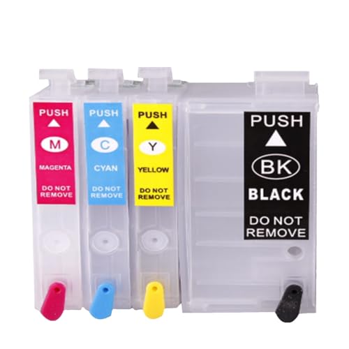 Cartouche d'encre rechargeable 252XL vide pour imprimante WorkForce WF-3620 et 7710