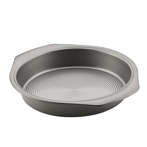 Circulon Nonstick Bakeware Round Baking Pan / Cake Pan, 9 Inch, Gray