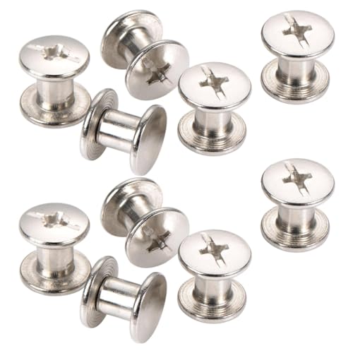 EIHI 10 Pezzi Viti per Pattini,Vite per Pattini in Linea in Acciai Inossidabili, 30mm Viti da Pattinaggio,Viti per Pattinaggio Inline, Adatto per Rollerblade Bambina