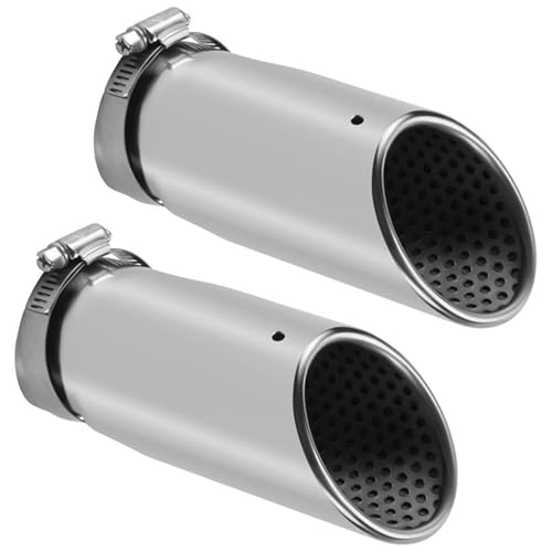 Silenciador de escape de acero inoxidable para Mercedes Benz C180 con acabado cromado elegante