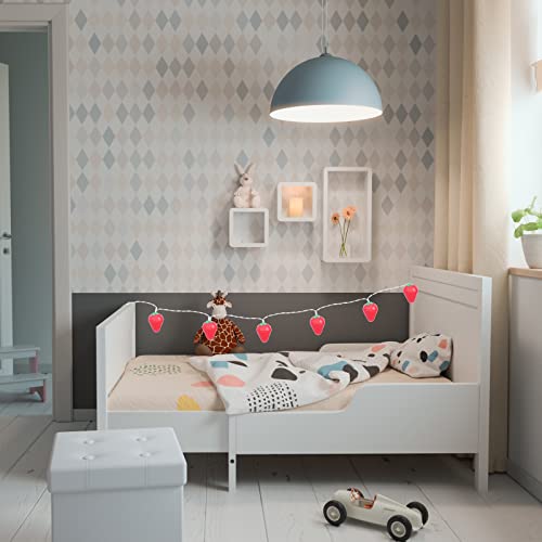 ABOOFAN Morango Modeling String Light Creative Kids Room Light Strap Chic LED Lâmpada