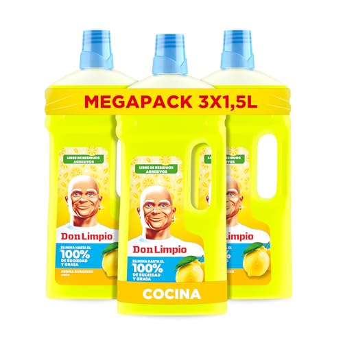 Don Limpio Baño Líquido Detergente 1.5 I. Elimina Las Marcas De Jabón Y El Doble De Cal Que La Fórmula Anterior