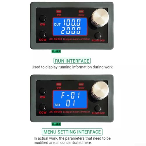 Controlador de velocidad Feegow SMC02 para motor paso a paso industrial con RS232 5