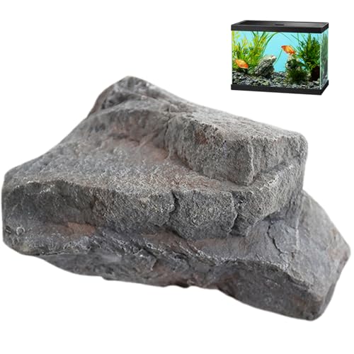 Faux roches rectangle réaliste artificiel faux paysage rock bricolage intérieur extérieur terre décoratif léger pU météo-résistance rochers (style 1), faux...