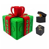 Christmas Finger Box 3D The Prank Box Hilarious Screw Challenge with Middle Finger Surprise Annoying Gift Boxs Ornaments (A-1)