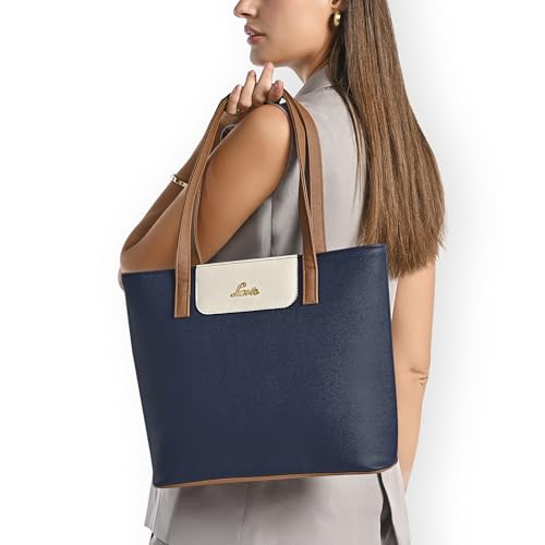 Image of Lavie Women's Colourblock Jossie Tote Bag | Tote Bag for Work | Ladies Purse | Stylish Shoulder Bag | Gift for Women