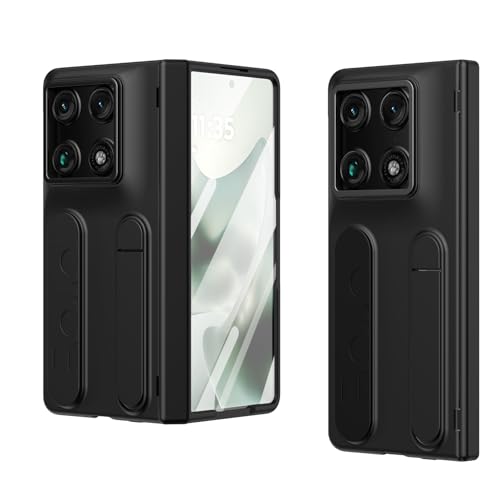 Coque Motorola Razr Fold noire avec protège-écran et béquille