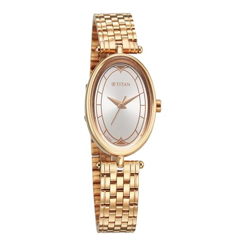Image of Titan Karishma Workwear Silver White Dial Stainless Steel Watch for Women