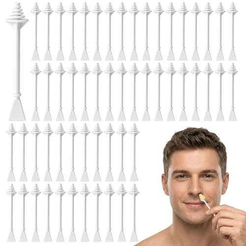 150 Stück Nasenwachs Stäbchen Nasenhaar Wachs Sticks Herren Nasenhaar Wachs Applikatoren Nasenwachsstäbchen Set für die Nasenlochreinigung und Nasenhaarentfernung