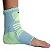 Produktbild Neotech Care Sprunggelenkbandage (1 Einheit) mit Silikon-Gelkisseneinlage - elastisches und atmungsaktives Strickgewebe - Kompressionsmanschette - Damen, Herren, rechts oder links tragbar - Grau (M)
