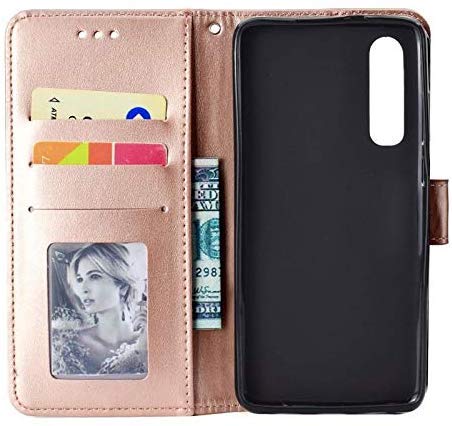 CoverKingz Cover per Xiaomi Redmi Note 9 Pro - Custodia a portafoglio per cellulare con slot per schede per Redmi Note 9 Pro - Cover per cellulare motivo mandala viola