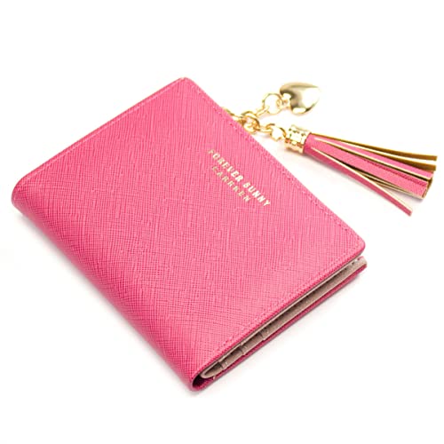 Image of Valentoria Womens Wallet Cute Elegant Long Slim Card Holder Case Minimalist Coin Purse Thin Tassels Zip Clutch Wallets for Girls Ladies | Cute