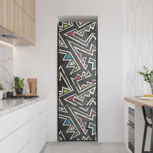 Tapis magnétique 60x190 cm géométrique imperméable mat