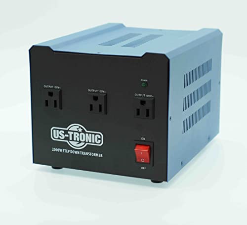 ★ Transformateur 100V 220V réversible US-TRONIC® JAPON 2000 W réels ::::: US-TRONIC®, déjà N°1 des commentaires clients pour sa gamme 110 V lance sa NOUVELLE GAMME JAPON 100 V ::::: Meilleur rapport qualité-prix de sa catégorie ★