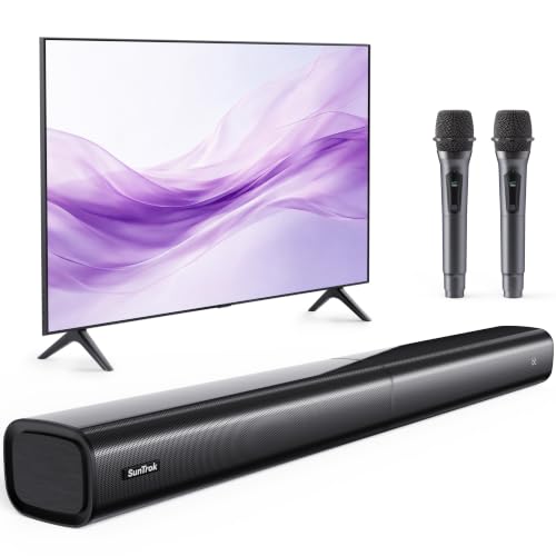 Suntrok Sound Bar for TV,Surround Home Theater Speaker with 