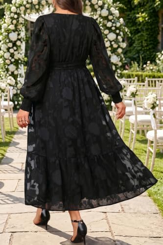 Image of Pinup Fashion Plus Size Wedding Guest Formal Cocktail A Line Long Dress