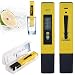 Digital PH Meter Tester Best for Water Aquarium Pool Hot Tub Hydroponics Wine - Push Button Calibration Resolution .01 / High Accuracy +/- .05 - Large LCD Display