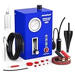 PLAYOCCAR Automobiler Rauchmaschinen, EVAP-Rauch-Durchlass-Detektor mit eingebauter Luftpumpe, Drucksensor für Rohrsysteme, Kraftstoff-Durchfluss, 12-Volt-Vakuum-Diagnose-Prüfgerät für alle Autos