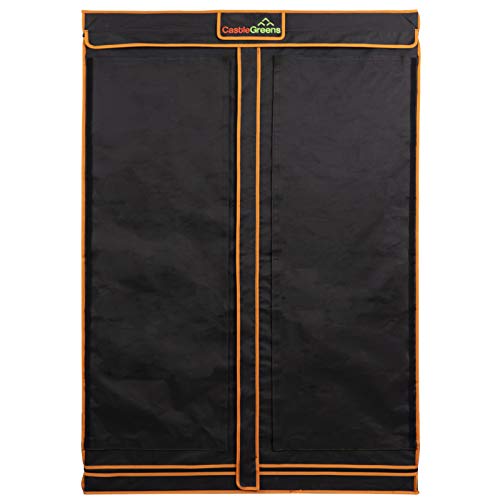 Castlegreens 48"X24"X72" Multi-Storey Grow Tent, Extra-Large Observation Windows, Heavy-Duty 600D Mylar Plant Tent, Waterproof Growing Tents, Fit In Indoor Planting, Hydroponics, 4-Layers Of Seedlings #TOP2