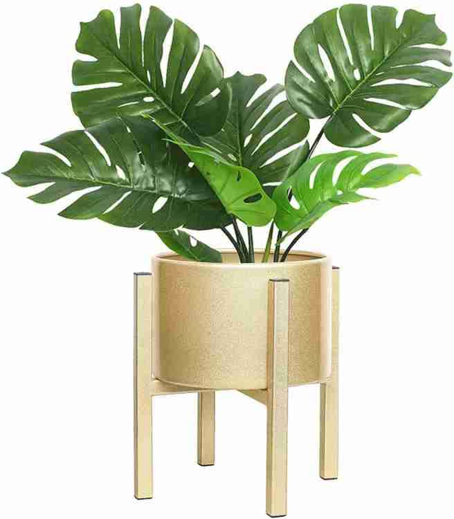 SIRAAJ&SONS™ Gamla Stand | Gamley for plants | Pot stands for plants in balcony | Plant stand for living room | Plant stand for Balcony | Metal Stand(pack of 1) (Metal)