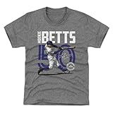 500 LEVEL Mookie Betts Youth Shirt (Kids Shirt, 10-12Y Large, Tri Gray) - Mookie Betts Inline WHT